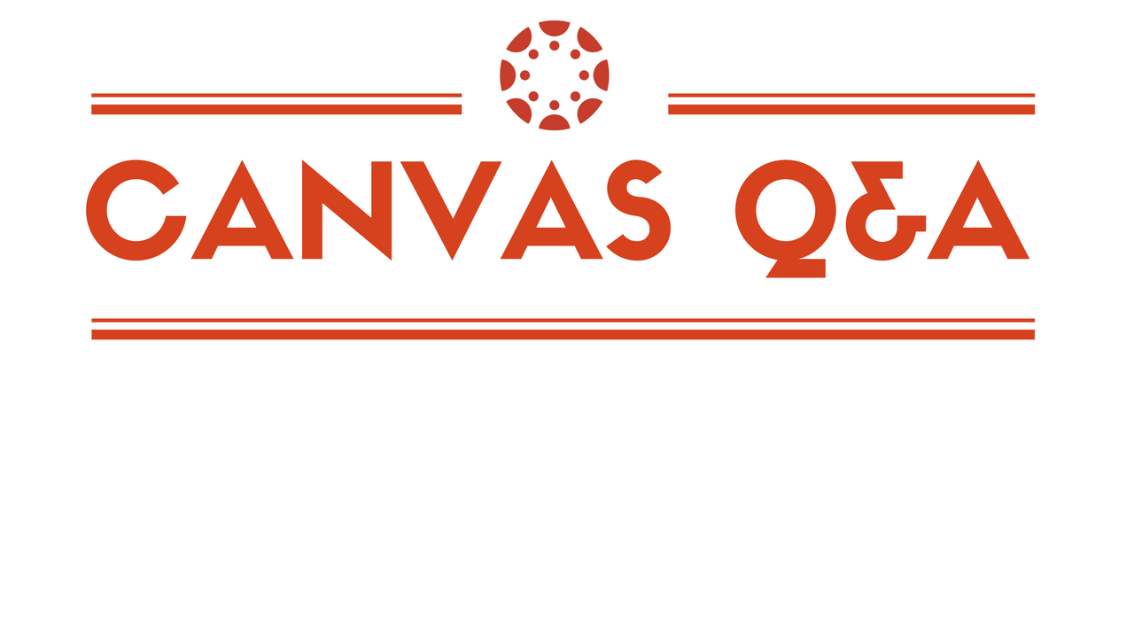 Canvas Q&A Are You In with the In Crowd? (CCC Canvas Community