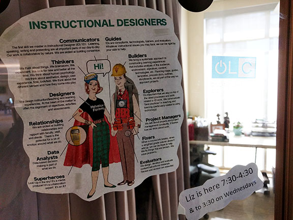 Instructional Designer infographic pointing out the diverse roles of an ID
