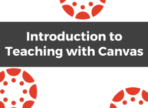 Course Image: Introduction to Teaching with Canvas