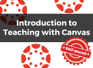 Course Image: Introduction to Teaching with Canvas - Self-Paced