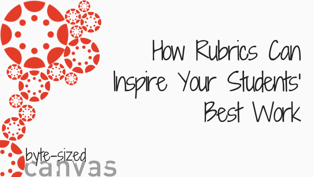 How Rubrics Can Inspire Your Students' Best Work